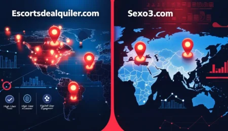 Comparativa entre Escortsdealquiler.com y Sexo3.com, destacando las ventajas de visibilidad, personalización y soporte en Escortsdealquiler.com.