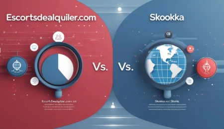 Comparativa entre Escortsdealquiler.com y Skokka en términos de visibilidad y resultados para anuncios eróticos.
