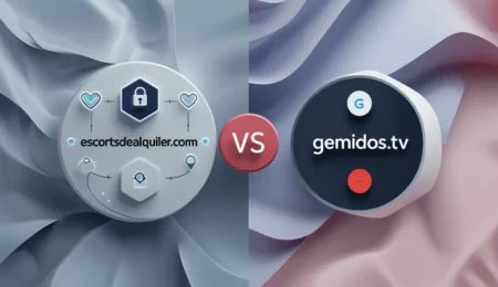 Comparativa entre Escortsdealquiler.com y Gemidos.tv para publicar anuncios eróticos, destacando privacidad, seguridad y personalización.